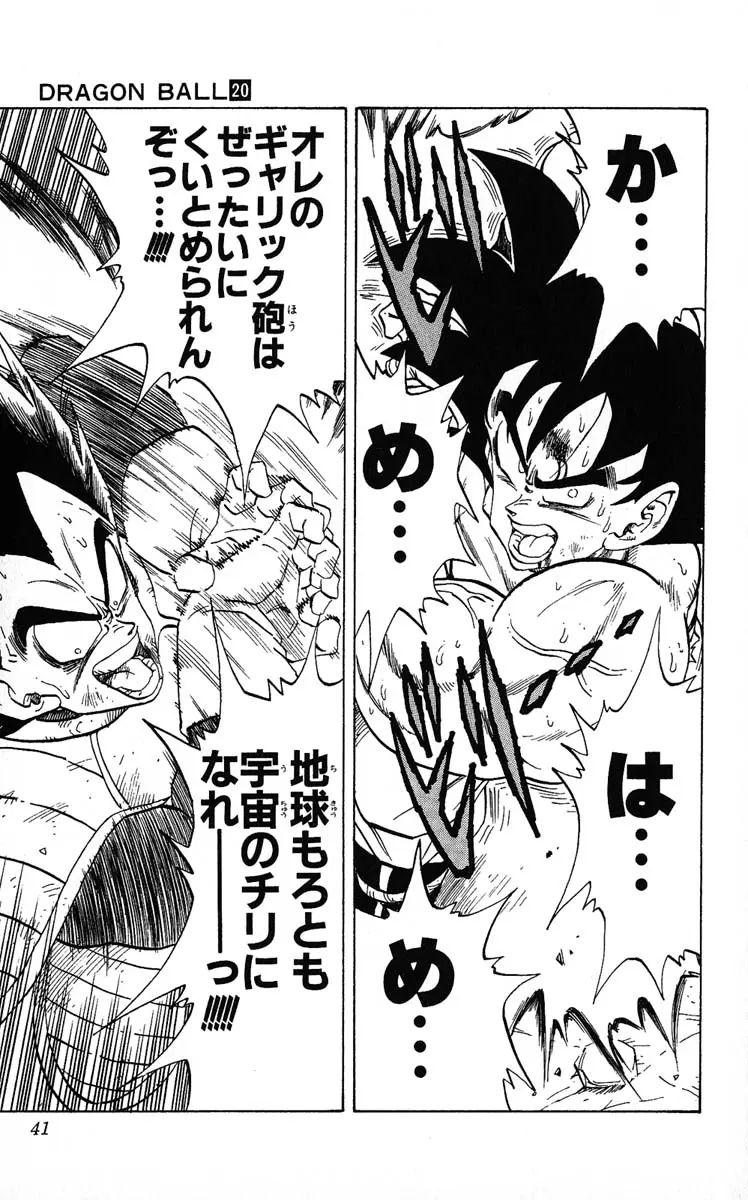 Chapitre 20 — Dragon Ball (Édition Japonaise) Vol. 20 — page 41