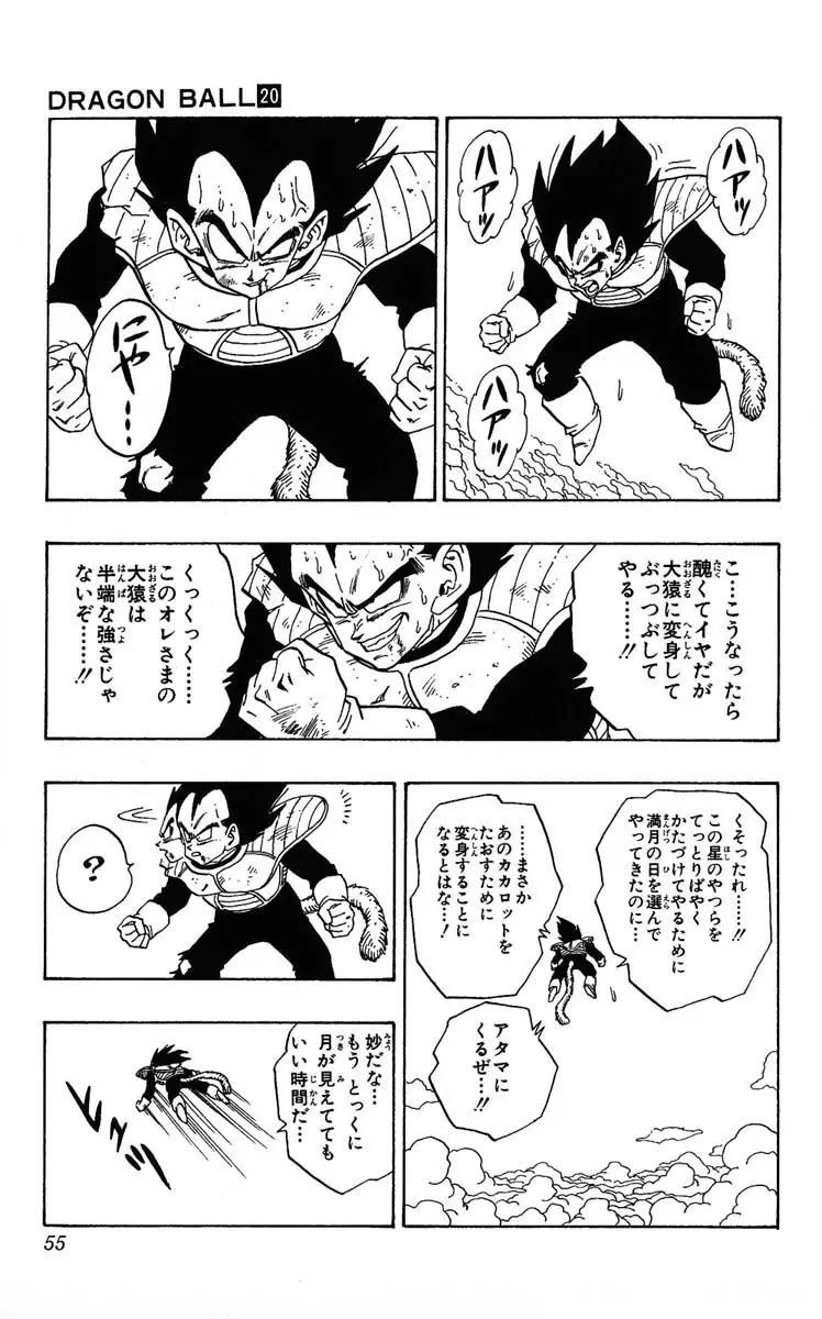 Chapitre 20 — Dragon Ball (Édition Japonaise) Vol. 20 — page 55