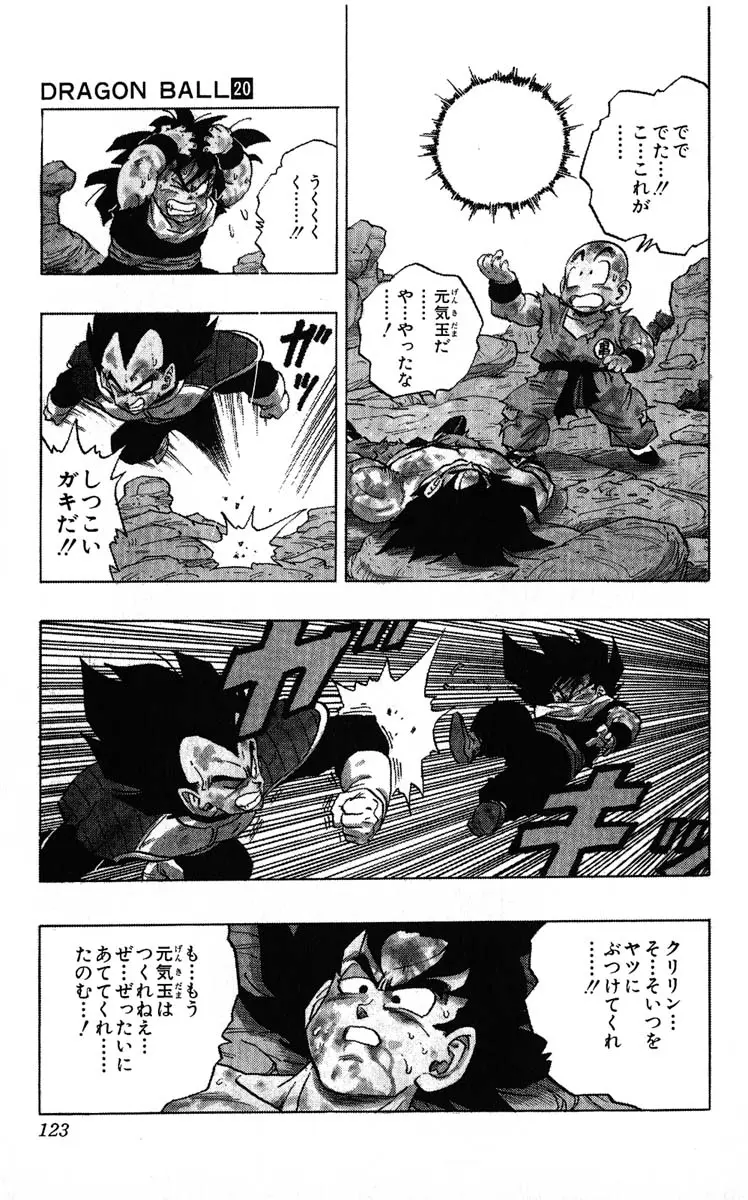Chapitre 20 — Dragon Ball (Édition Japonaise) Vol. 20 — page 123