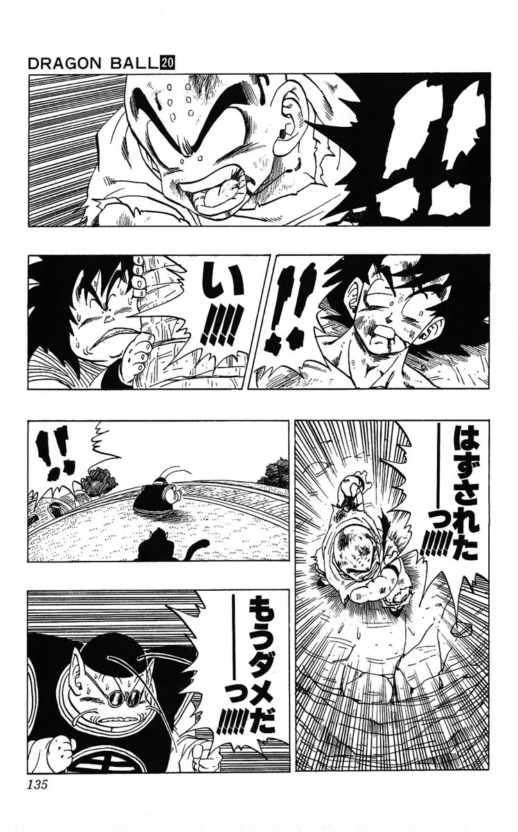 Chapitre 20 — Dragon Ball (Édition Japonaise) Vol. 20 — page 135