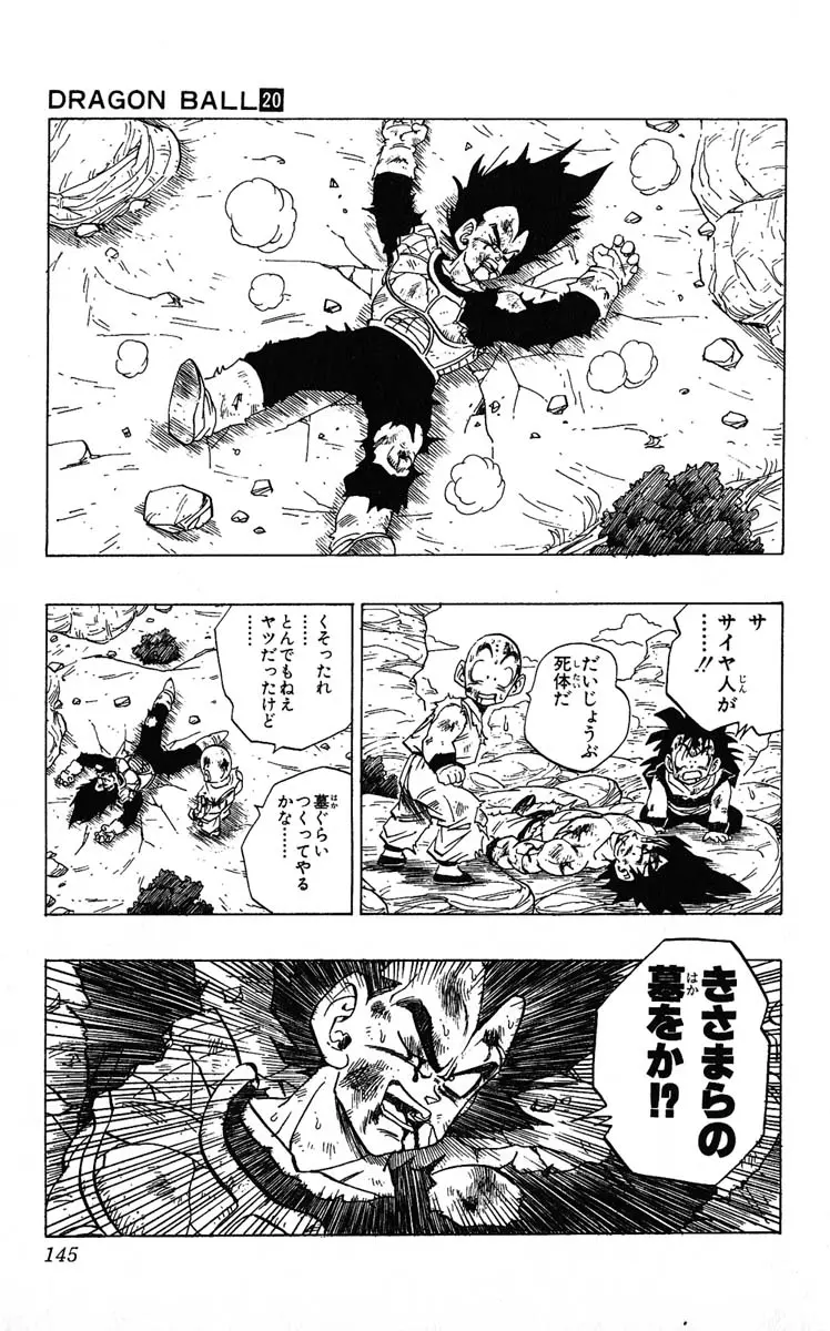 Chapitre 20 — Dragon Ball (Édition Japonaise) Vol. 20 — page 145
