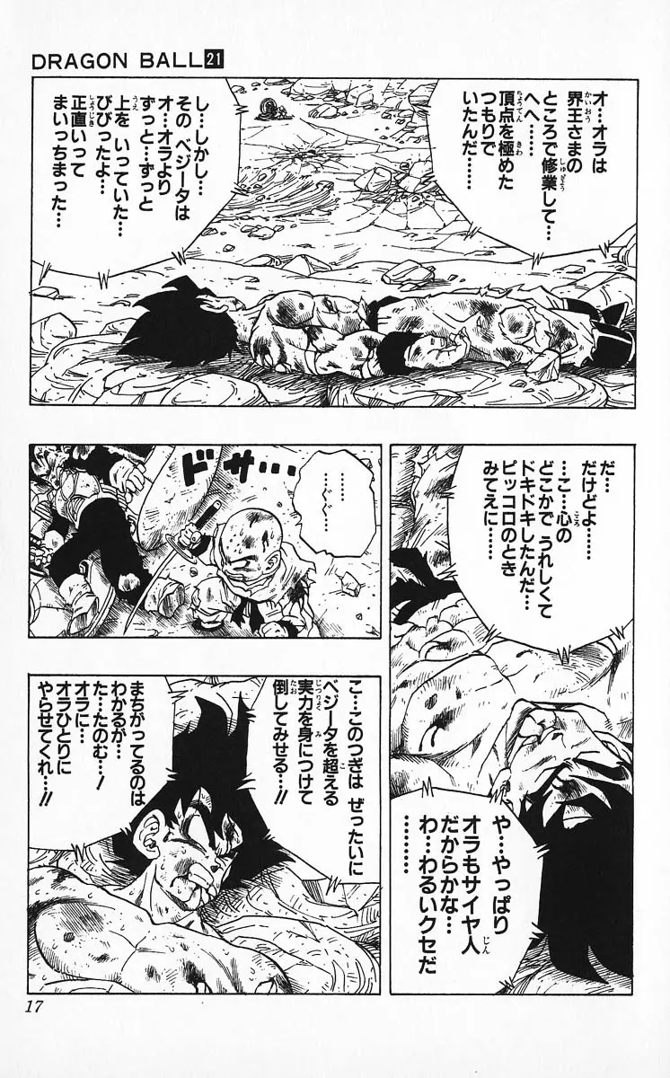 Chapitre 21 — Dragon Ball (Édition Japonaise) Vol. 21 — page 17