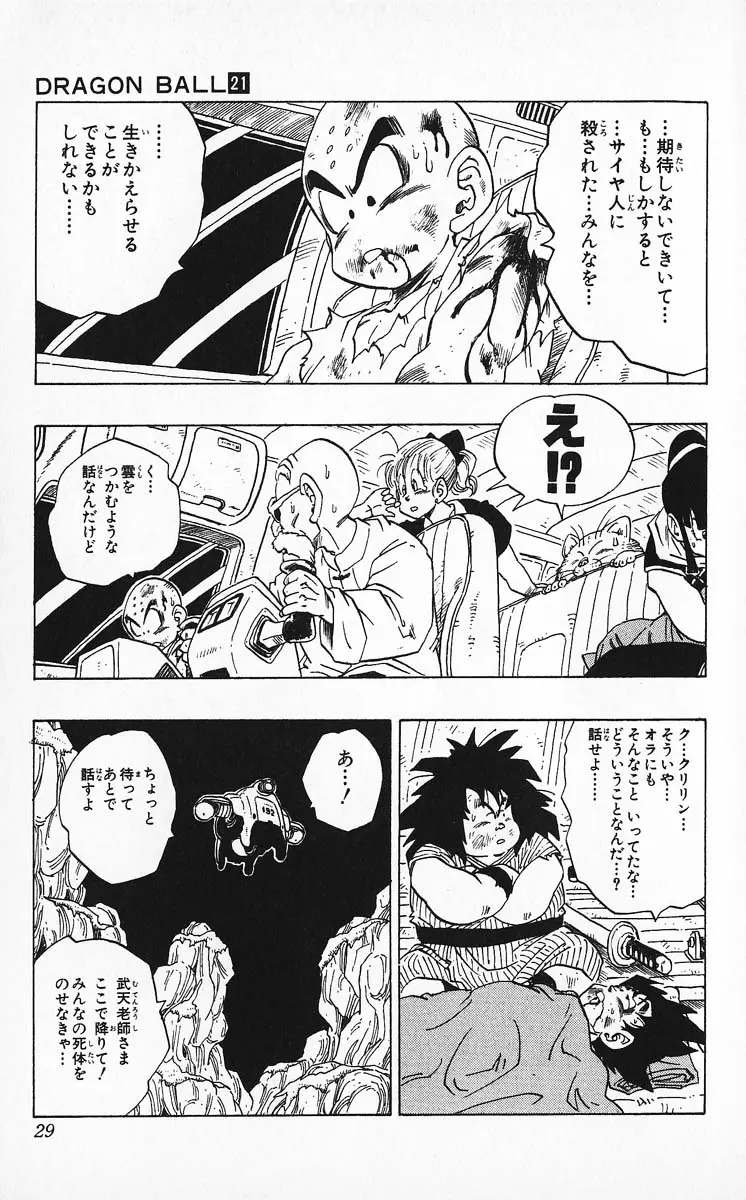 Chapitre 21 — Dragon Ball (Édition Japonaise) Vol. 21 — page 29
