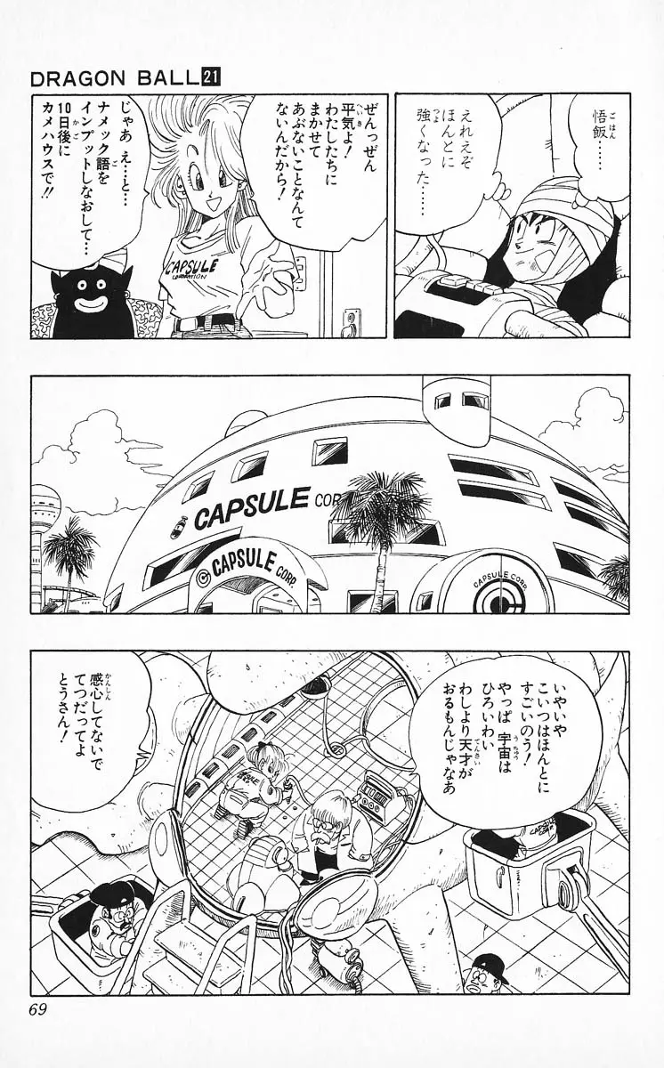 Chapitre 21 — Dragon Ball (Édition Japonaise) Vol. 21 — page 69