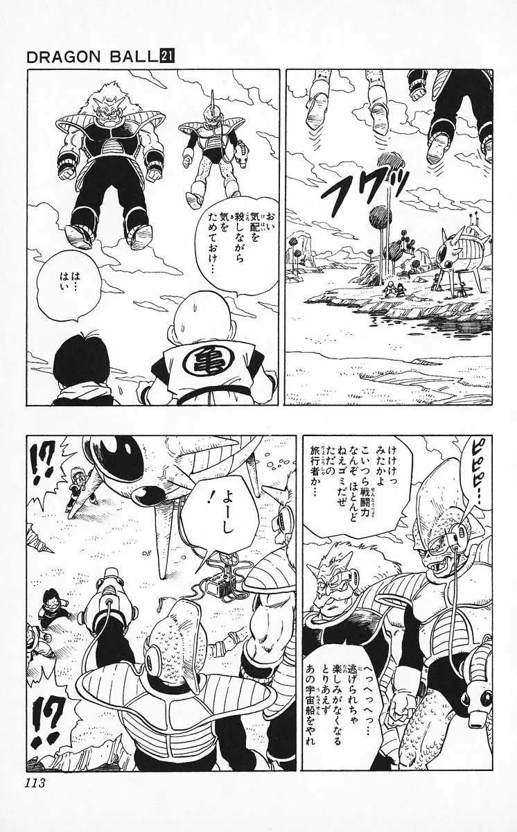 Chapitre 21 — Dragon Ball (Édition Japonaise) Vol. 21 — page 113