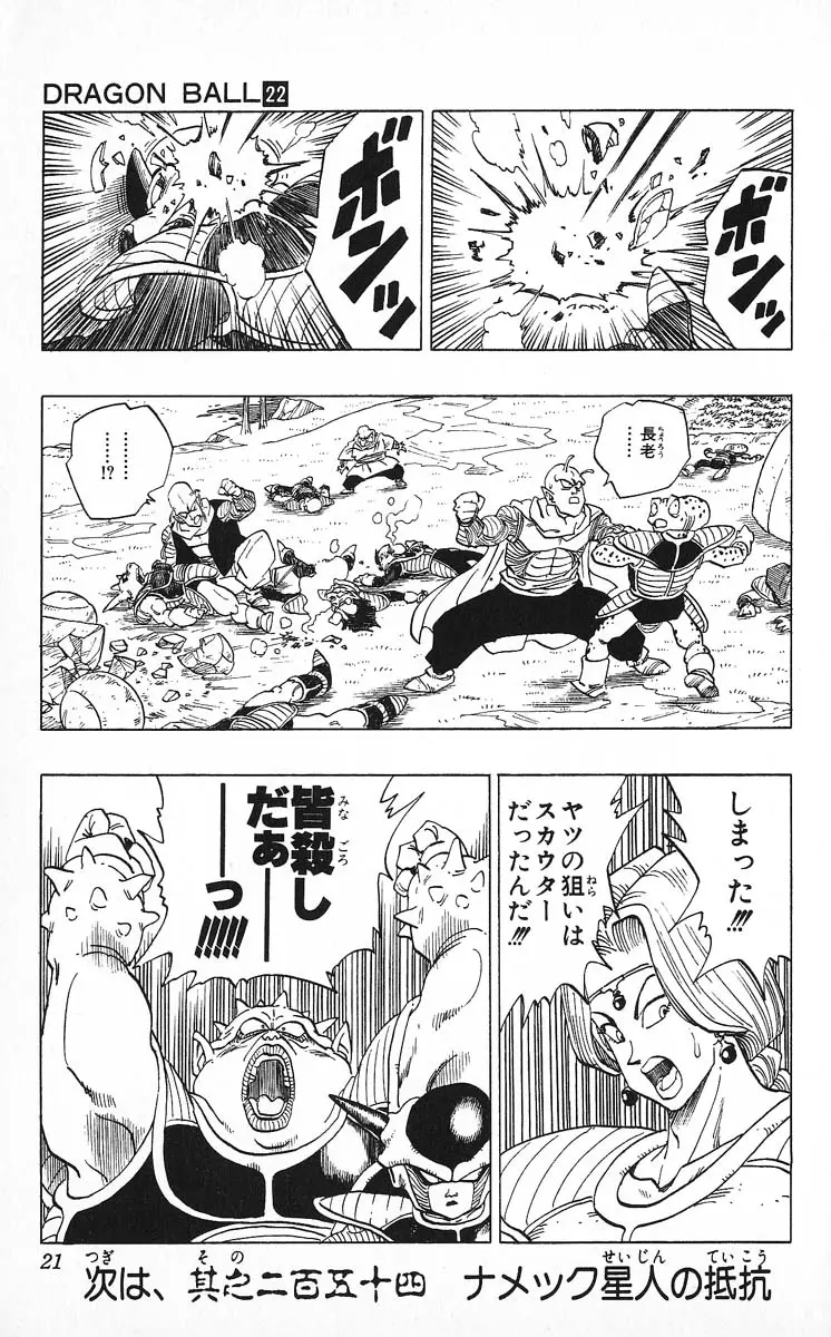 Chapitre 22 — Dragon Ball (Édition Japonaise) Vol. 22 — page 21