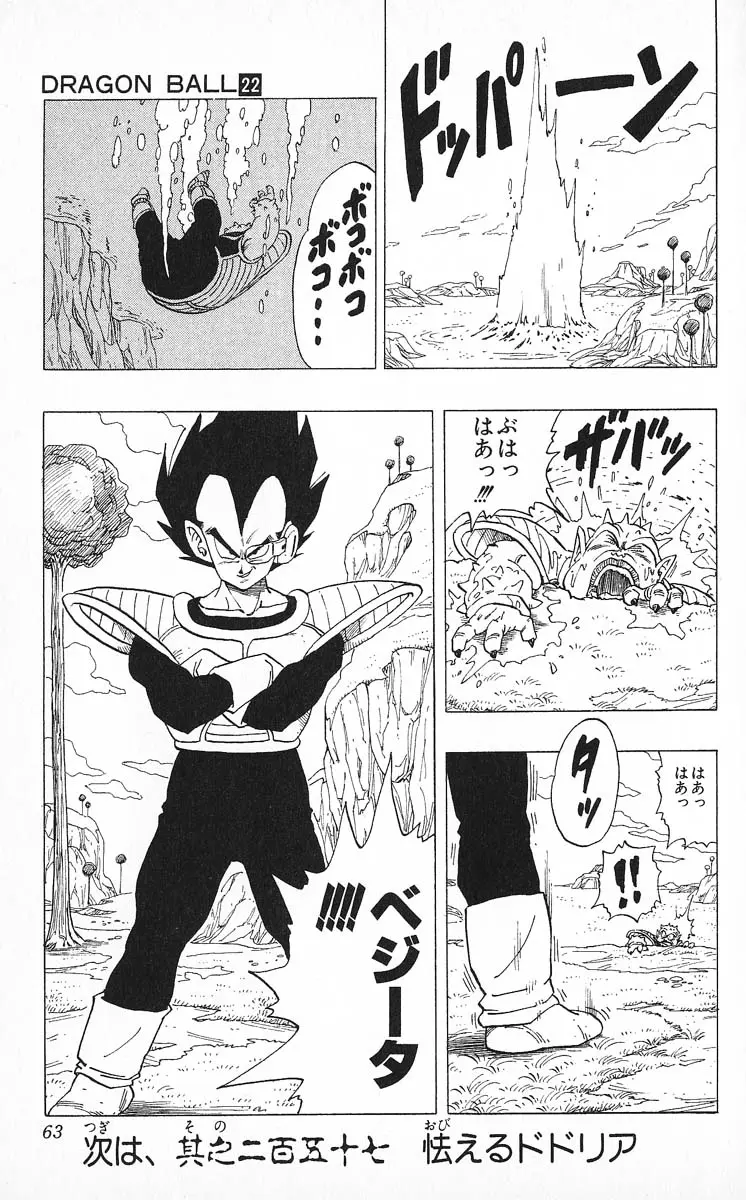 Chapitre 22 — Dragon Ball (Édition Japonaise) Vol. 22 — page 63
