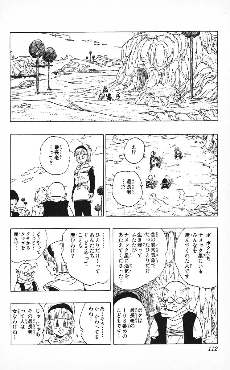 Chapitre 22 — Dragon Ball (Édition Japonaise) Vol. 22 — page 112