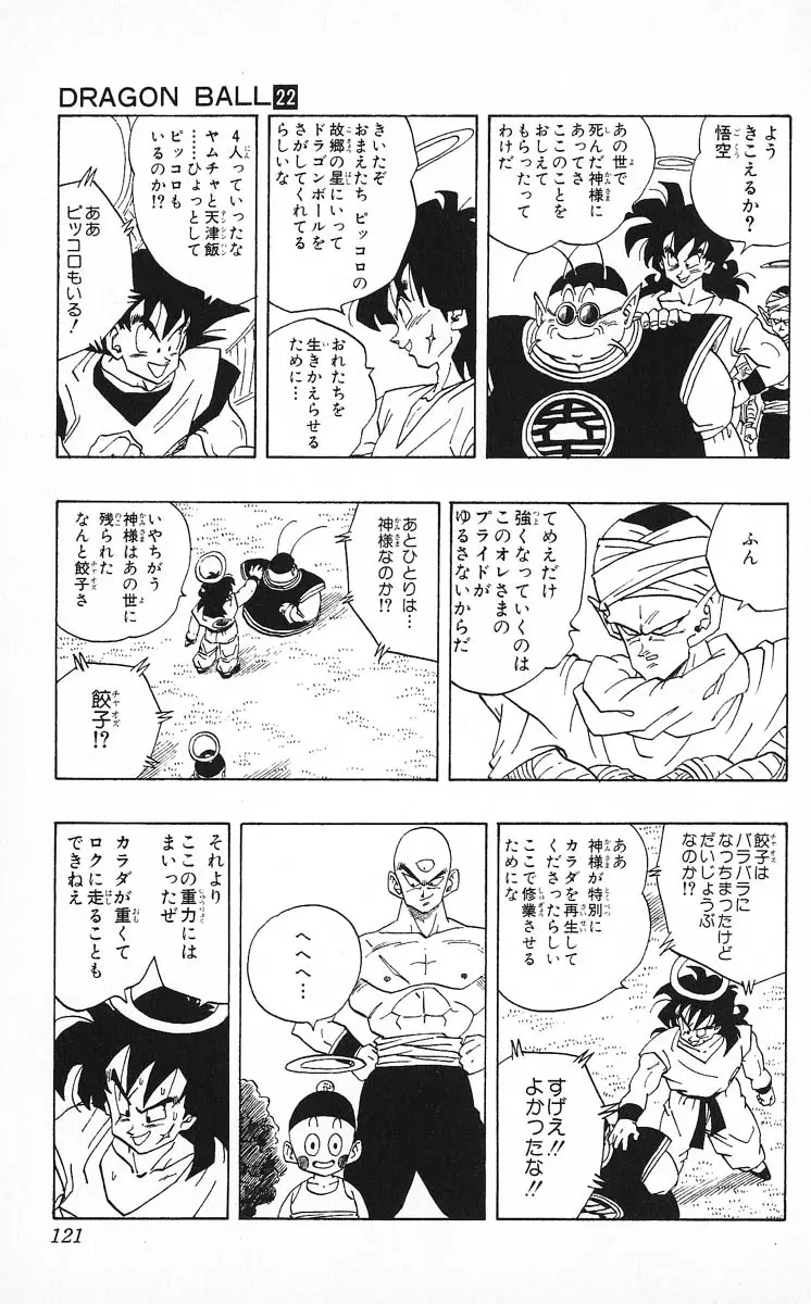 Chapitre 22 — Dragon Ball (Édition Japonaise) Vol. 22 — page 121