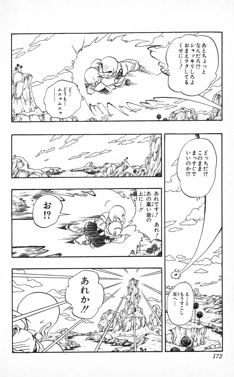 Chapitre 22 — Dragon Ball (Édition Japonaise) Vol. 22 — page 172