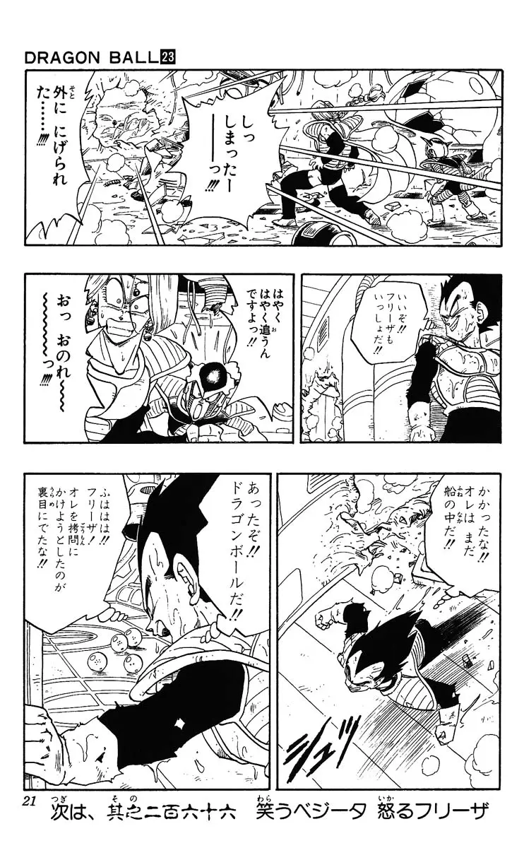 Chapitre 23 — Dragon Ball (Édition Japonaise) Vol. 23 — page 21