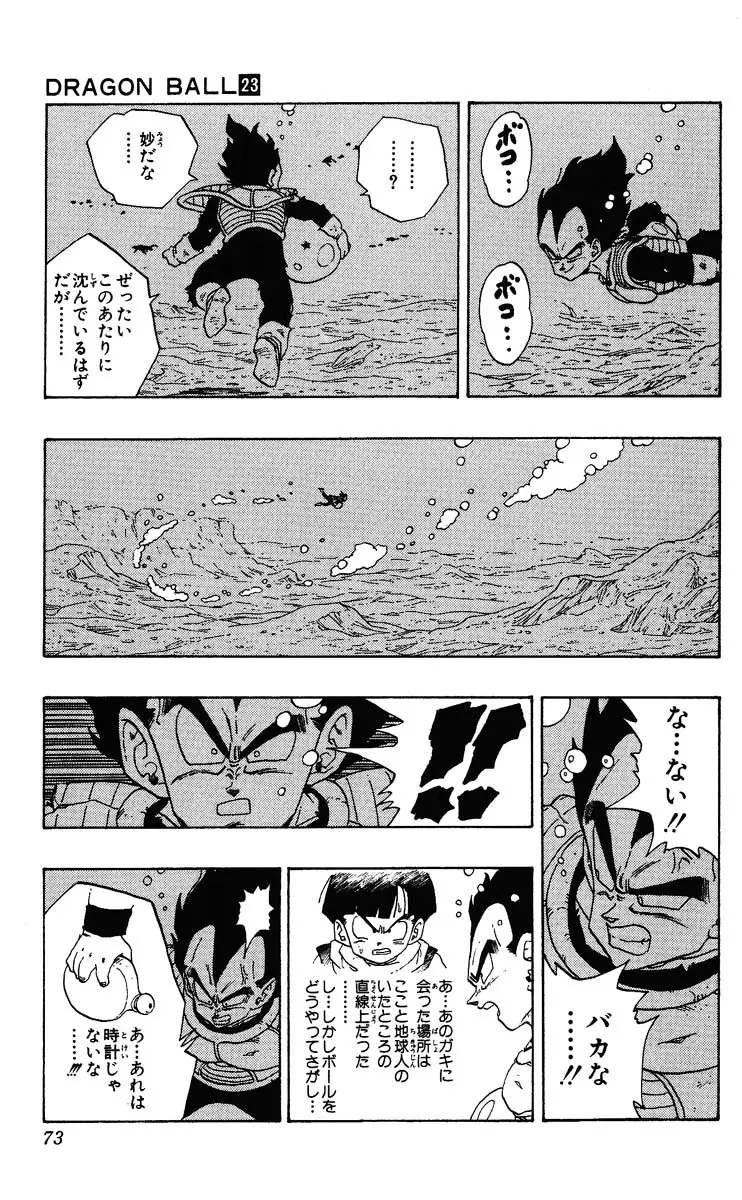 Chapitre 23 — Dragon Ball (Édition Japonaise) Vol. 23 — page 73