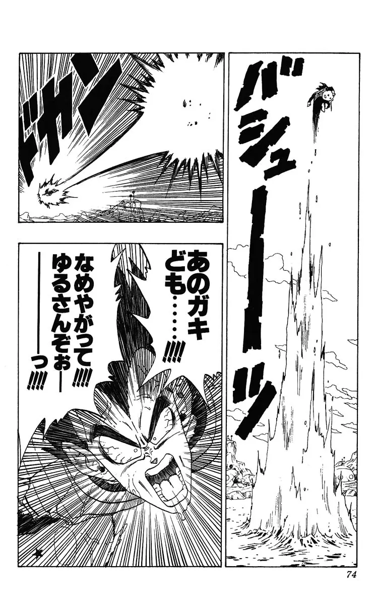 Chapitre 23 — Dragon Ball (Édition Japonaise) Vol. 23 — page 74