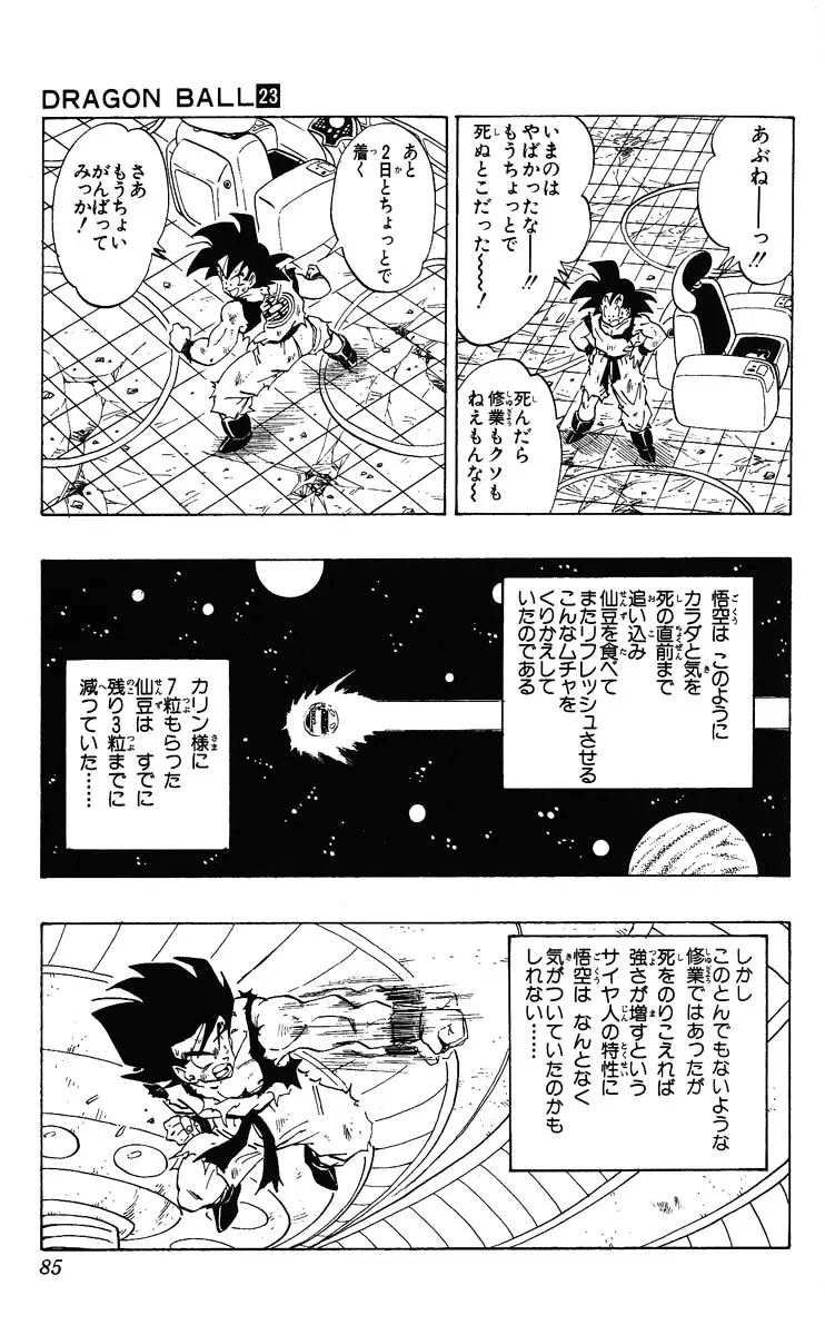 Chapitre 23 — Dragon Ball (Édition Japonaise) Vol. 23 — page 85