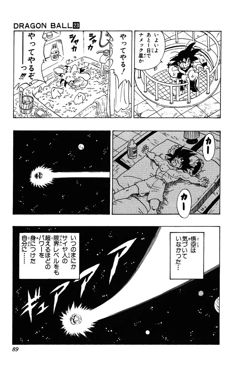 Chapitre 23 — Dragon Ball (Édition Japonaise) Vol. 23 — page 89
