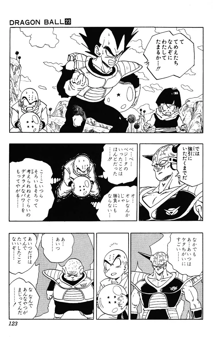 Chapitre 23 — Dragon Ball (Édition Japonaise) Vol. 23 — page 123