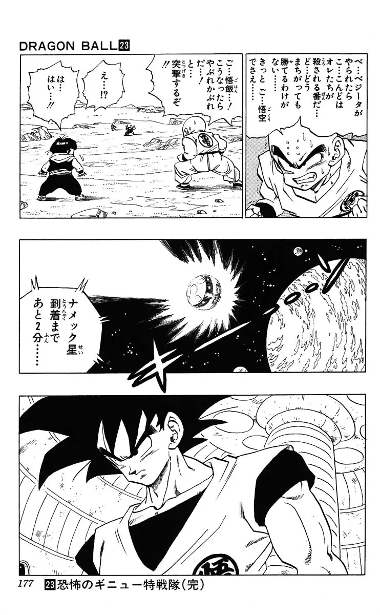 Chapitre 23 — Dragon Ball (Édition Japonaise) Vol. 23 — page 177