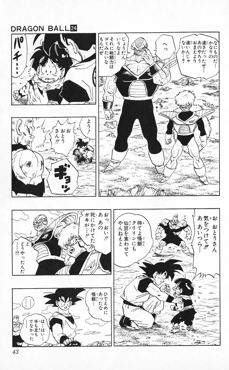 Chapitre 24 — Dragon Ball (Édition Japonaise) Vol. 24 — page 43
