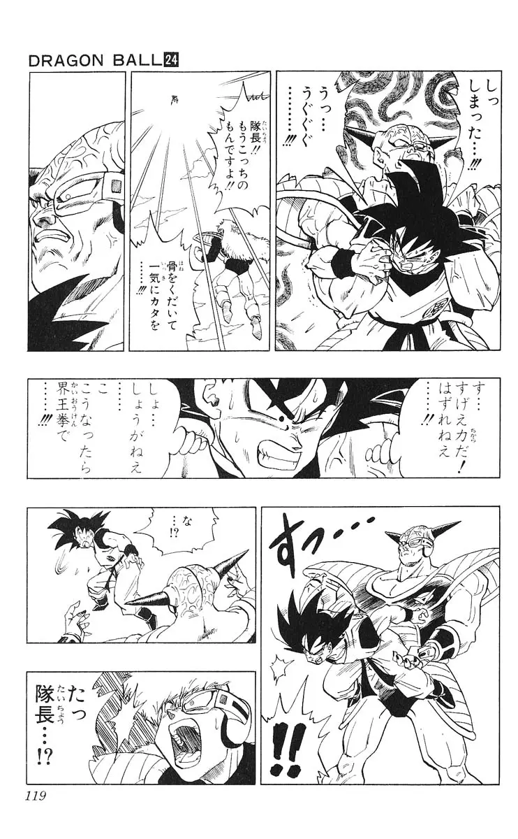 Chapitre 24 — Dragon Ball (Édition Japonaise) Vol. 24 — page 119