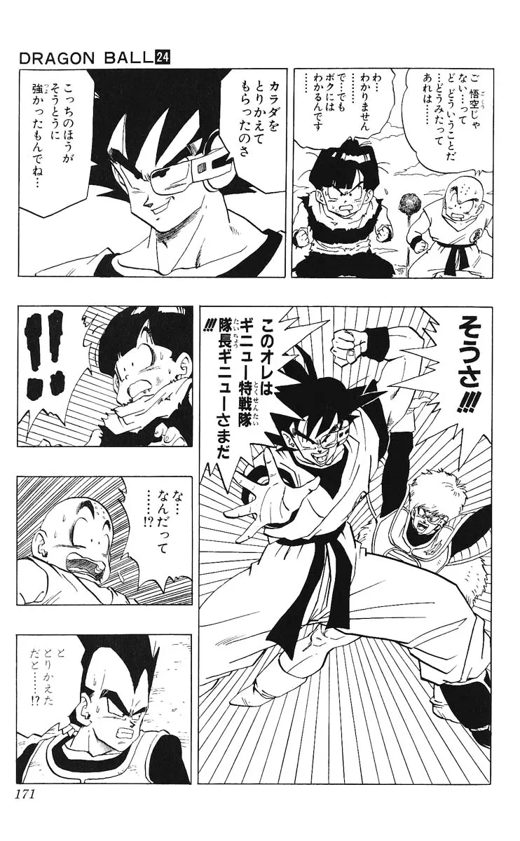 Chapitre 24 — Dragon Ball (Édition Japonaise) Vol. 24 — page 171