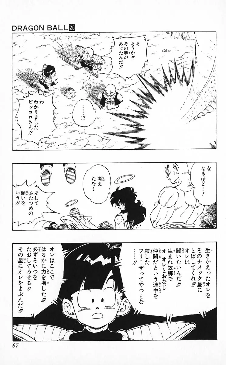 Chapitre 25 — Dragon Ball (Édition Japonaise) Vol. 25 — page 66