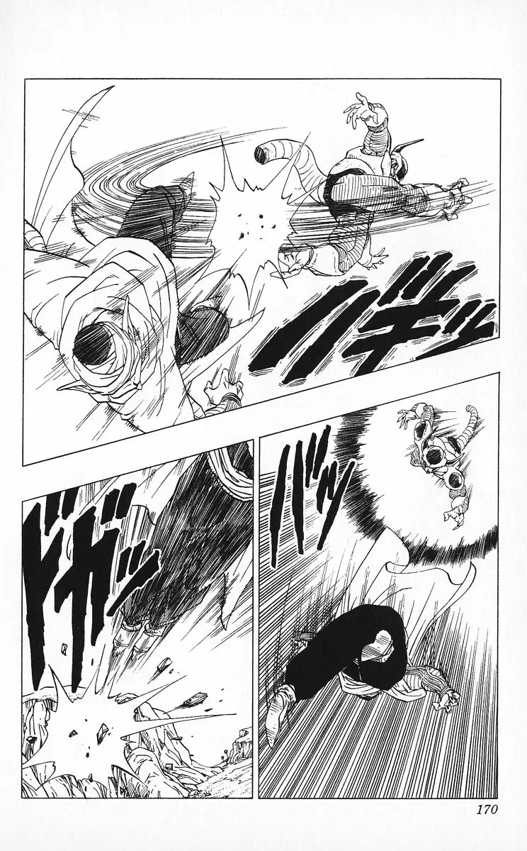 Chapitre 25 — Dragon Ball (Édition Japonaise) Vol. 25 — page 168