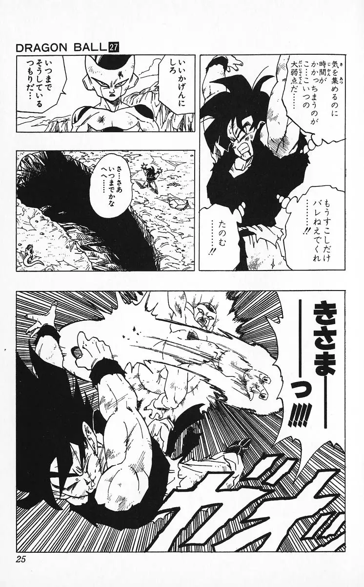 Chapitre 27 — Dragon Ball (Édition Japonaise) Vol. 27 — page 25