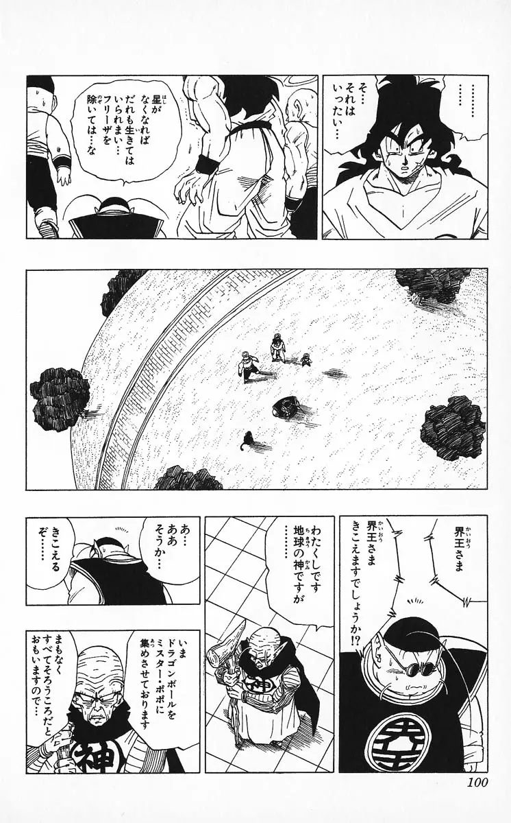 Chapitre 27 — Dragon Ball (Édition Japonaise) Vol. 27 — page 100