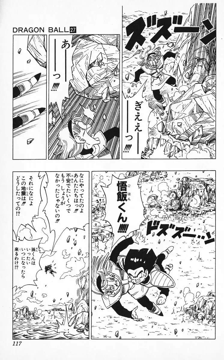 Chapitre 27 — Dragon Ball (Édition Japonaise) Vol. 27 — page 117