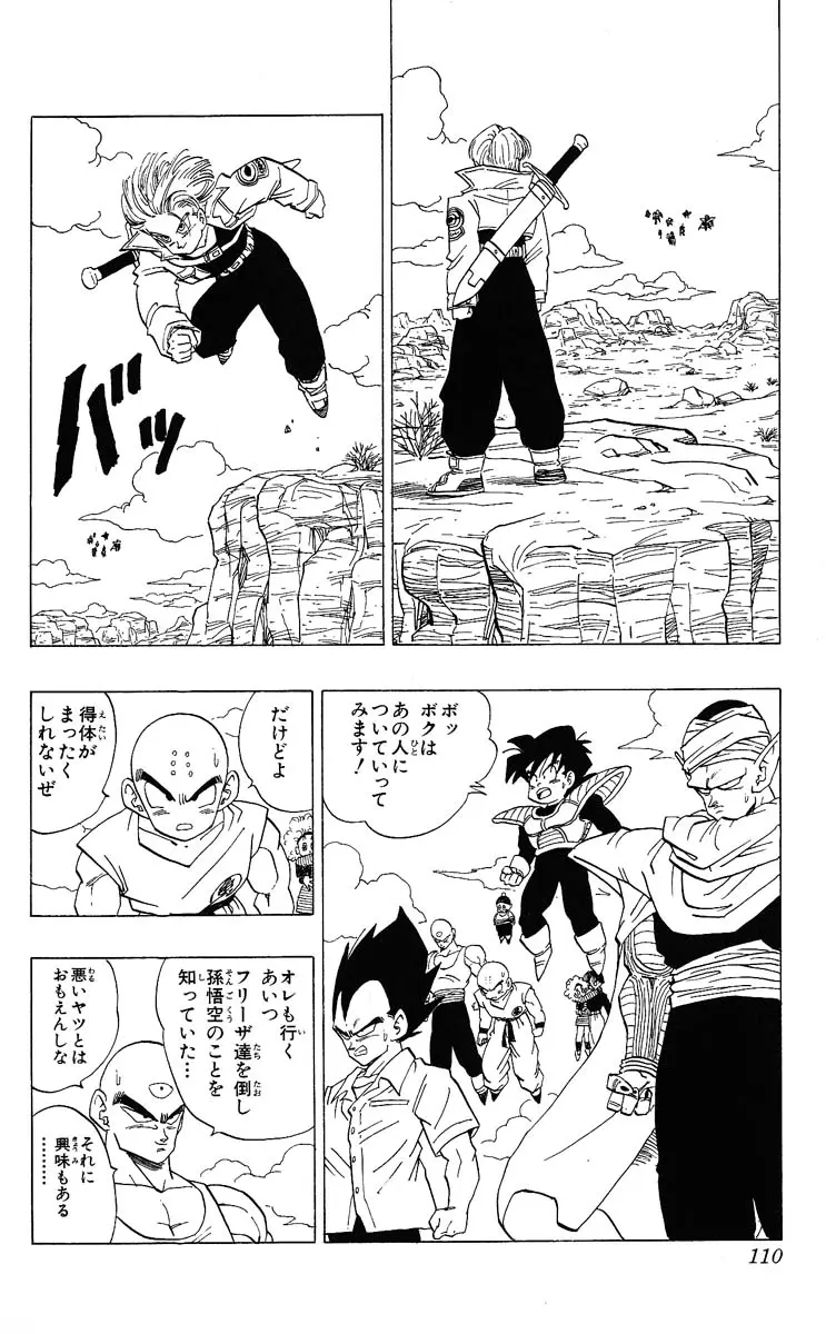 Chapitre 28 — Dragon Ball (Édition Japonaise) Vol. 28 — page 110