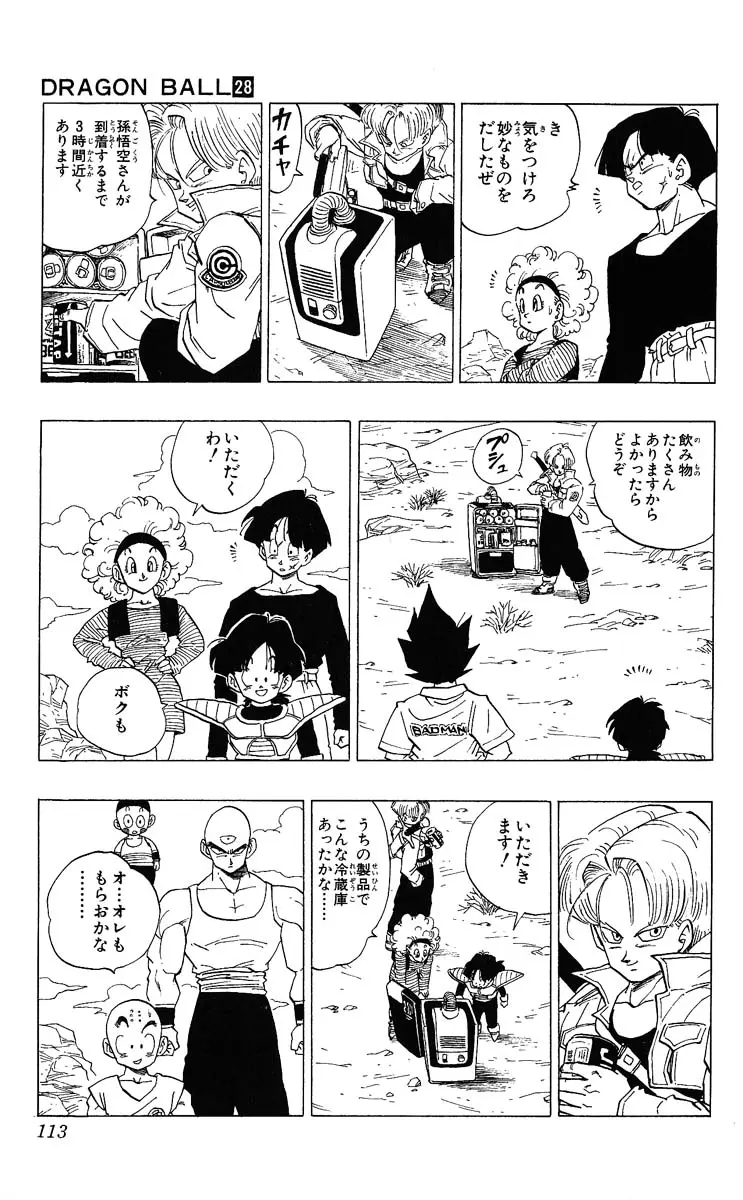 Chapitre 28 — Dragon Ball (Édition Japonaise) Vol. 28 — page 113