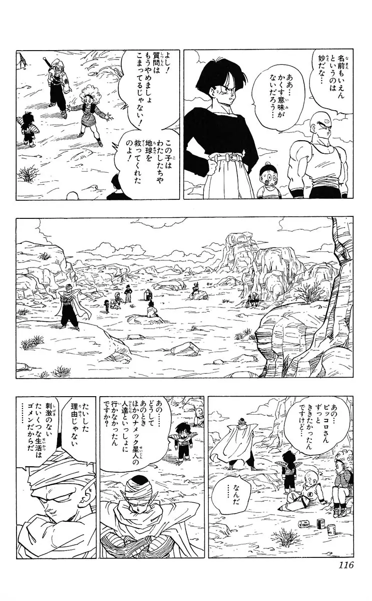 Chapitre 28 — Dragon Ball (Édition Japonaise) Vol. 28 — page 116