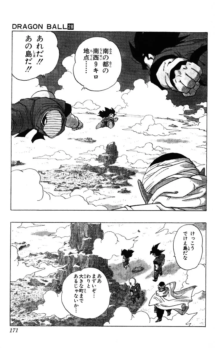 Chapitre 28 — Dragon Ball (Édition Japonaise) Vol. 28 — page 171