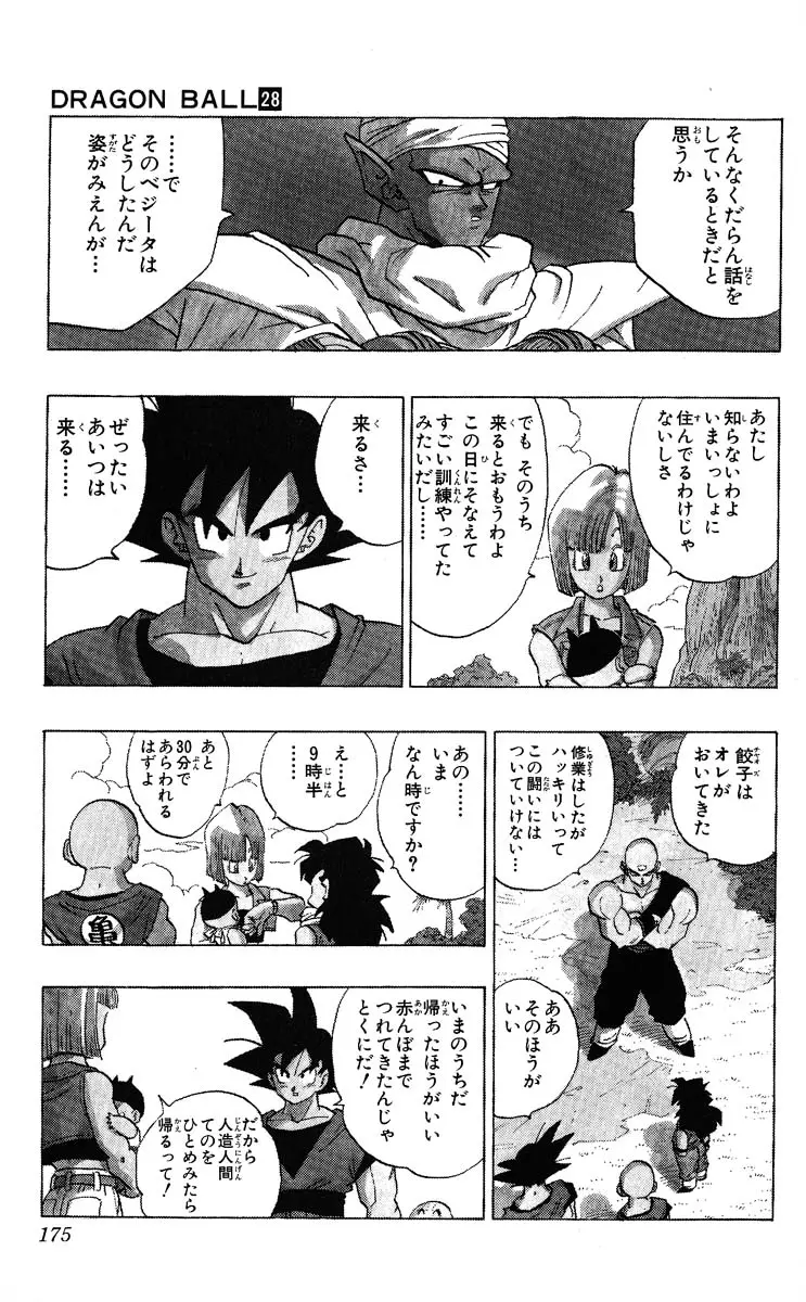 Chapitre 28 — Dragon Ball (Édition Japonaise) Vol. 28 — page 175