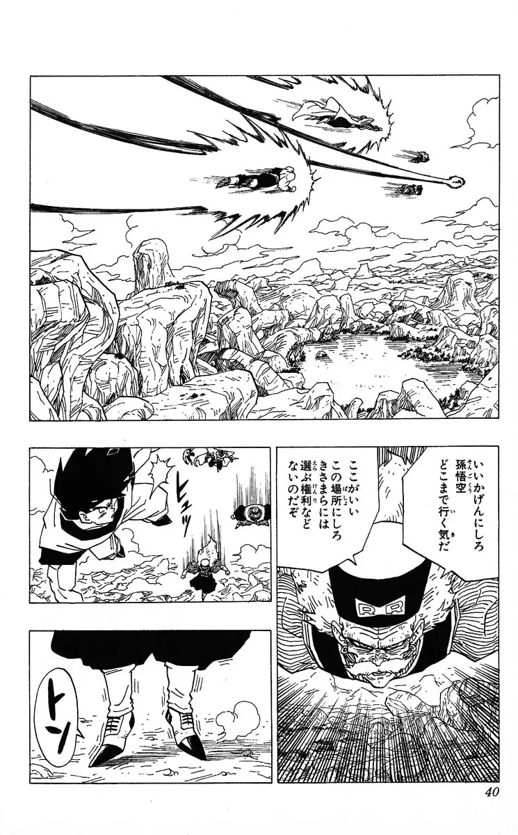 Chapitre 29 — Dragon Ball (Édition Japonaise) Vol. 29 — page 40