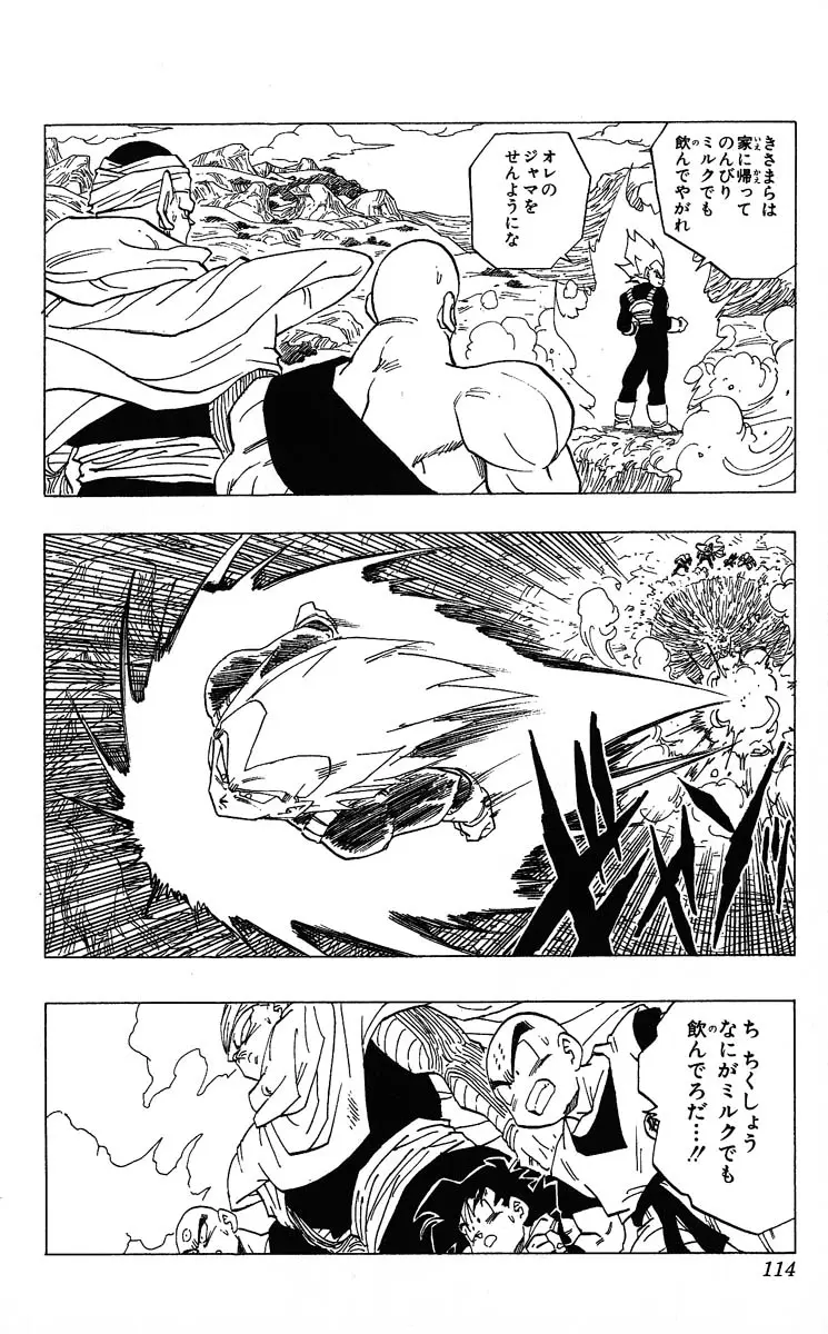 Chapitre 29 — Dragon Ball (Édition Japonaise) Vol. 29 — page 114