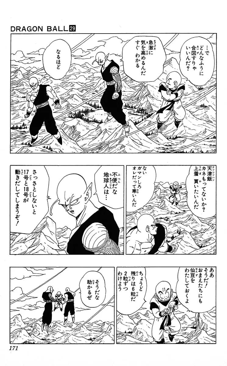 Chapitre 29 — Dragon Ball (Édition Japonaise) Vol. 29 — page 171