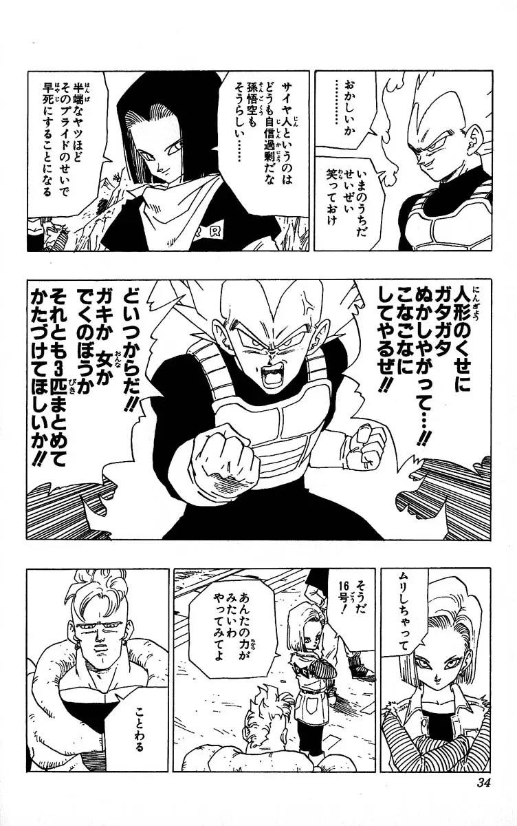 Chapitre 30 — Dragon Ball (Édition Japonaise) Vol. 30 — page 34