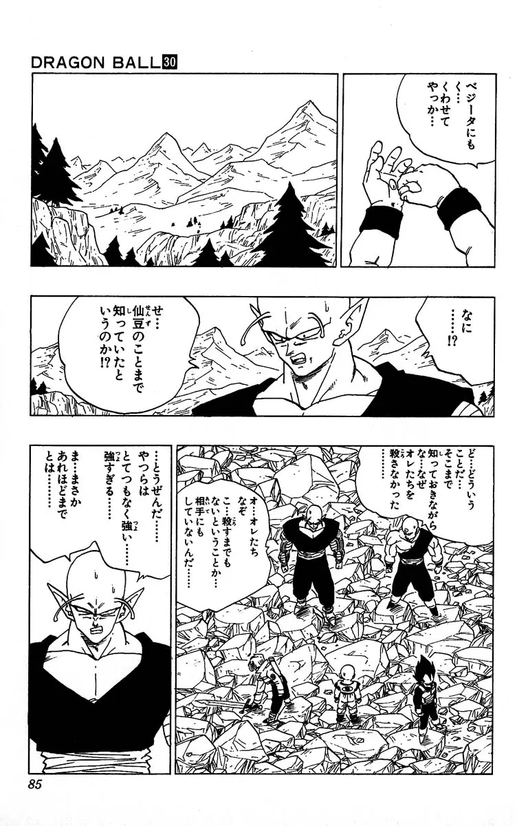 Chapitre 30 — Dragon Ball (Édition Japonaise) Vol. 30 — page 85