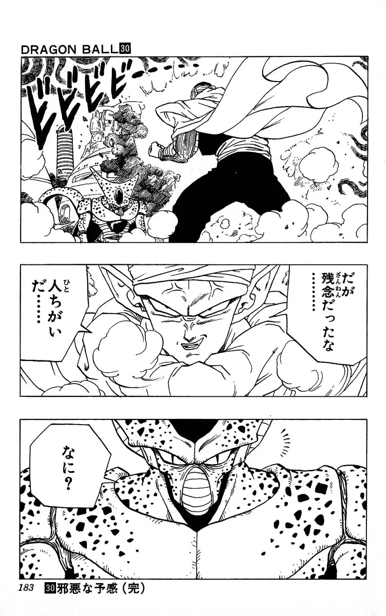 Chapitre 30 — Dragon Ball (Édition Japonaise) Vol. 30 — page 183