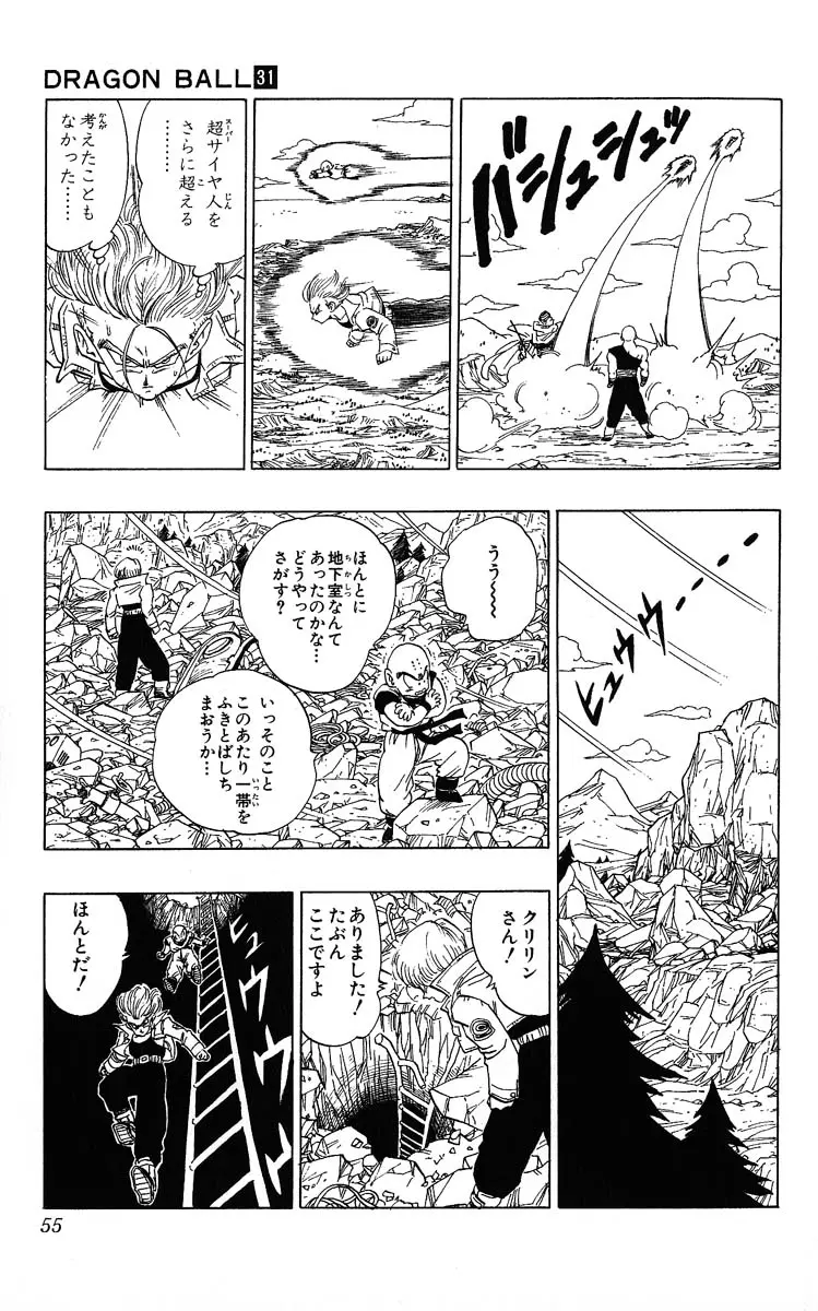 Chapitre 31 — Dragon Ball (Édition Japonaise) Vol. 31 — page 55
