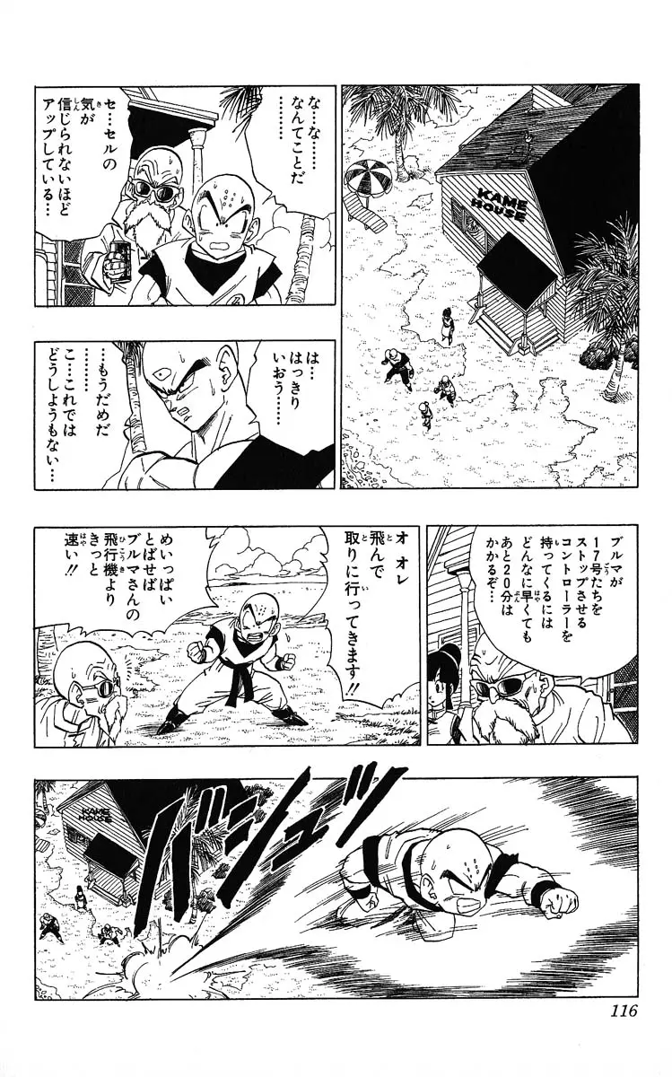 Chapitre 31 — Dragon Ball (Édition Japonaise) Vol. 31 — page 116