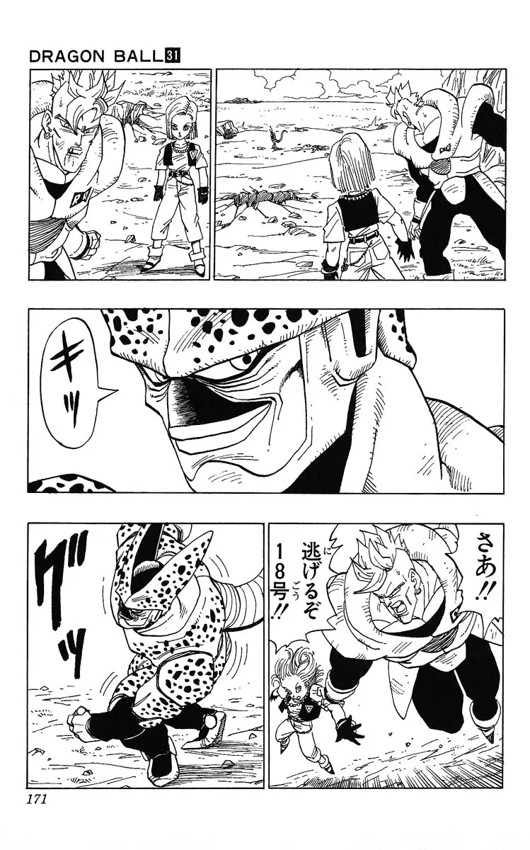 Chapitre 31 — Dragon Ball (Édition Japonaise) Vol. 31 — page 171