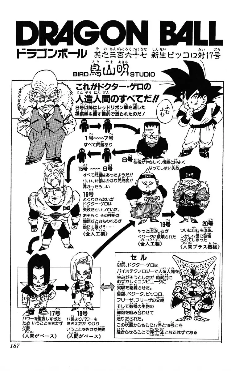 Chapitre 31 — Dragon Ball (Édition Japonaise) Vol. 31 — page 186