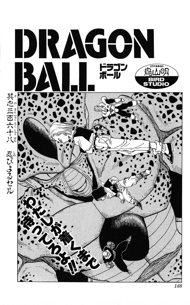 Chapitre 31 — Dragon Ball (Édition Japonaise) Vol. 31 — page 187