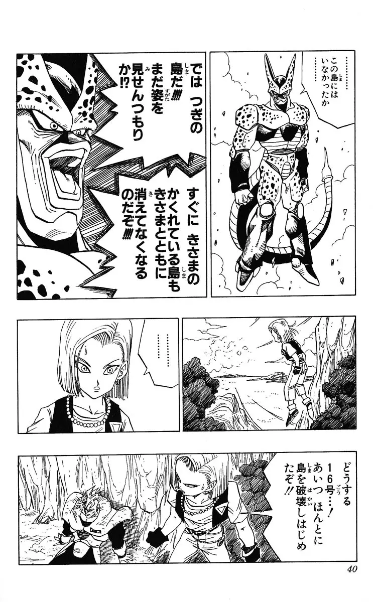 Chapitre 32 — Dragon Ball (Édition Japonaise) Vol. 32 — page 40
