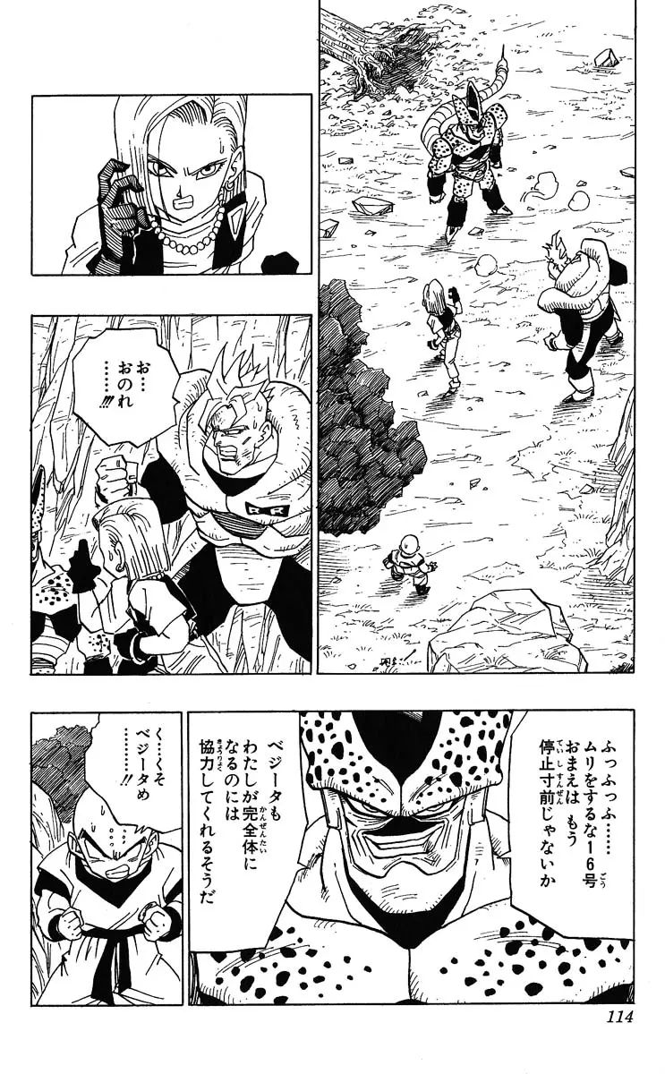 Chapitre 32 — Dragon Ball (Édition Japonaise) Vol. 32 — page 114