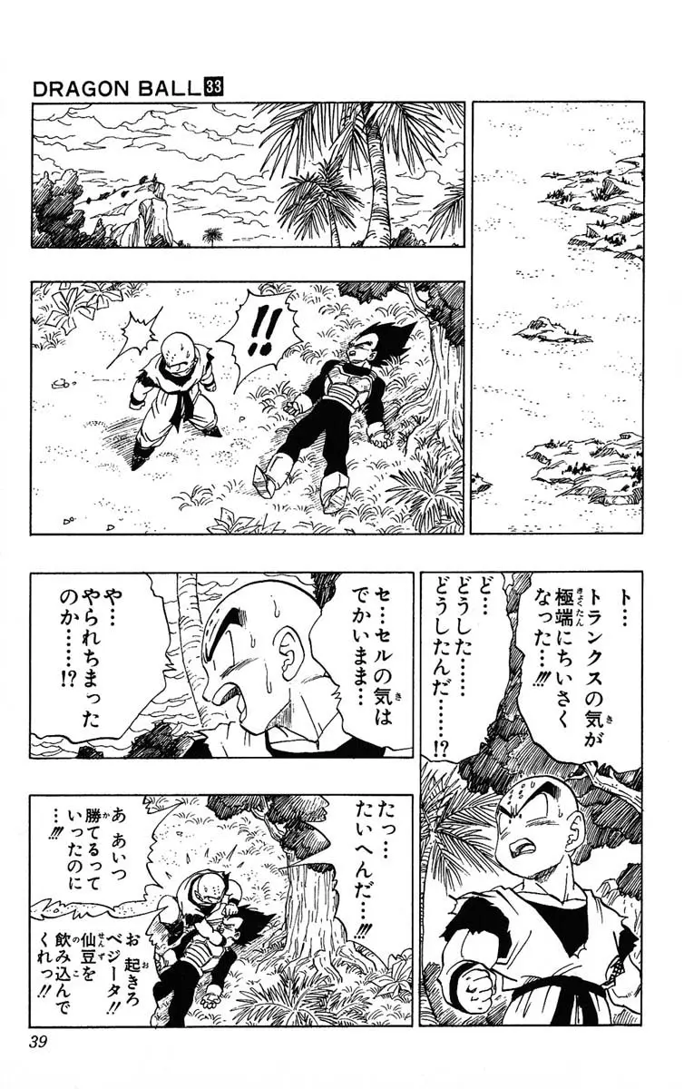 Chapitre 33 — Dragon Ball (Édition Japonaise) Vol. 33 — page 39
