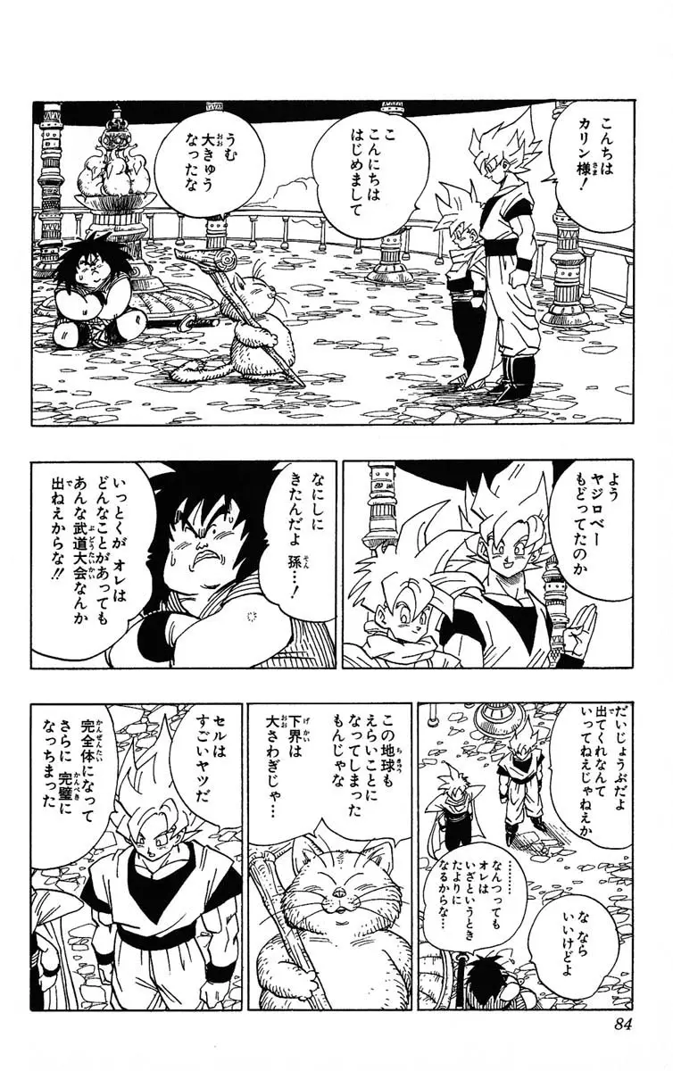 Chapitre 33 — Dragon Ball (Édition Japonaise) Vol. 33 — page 84