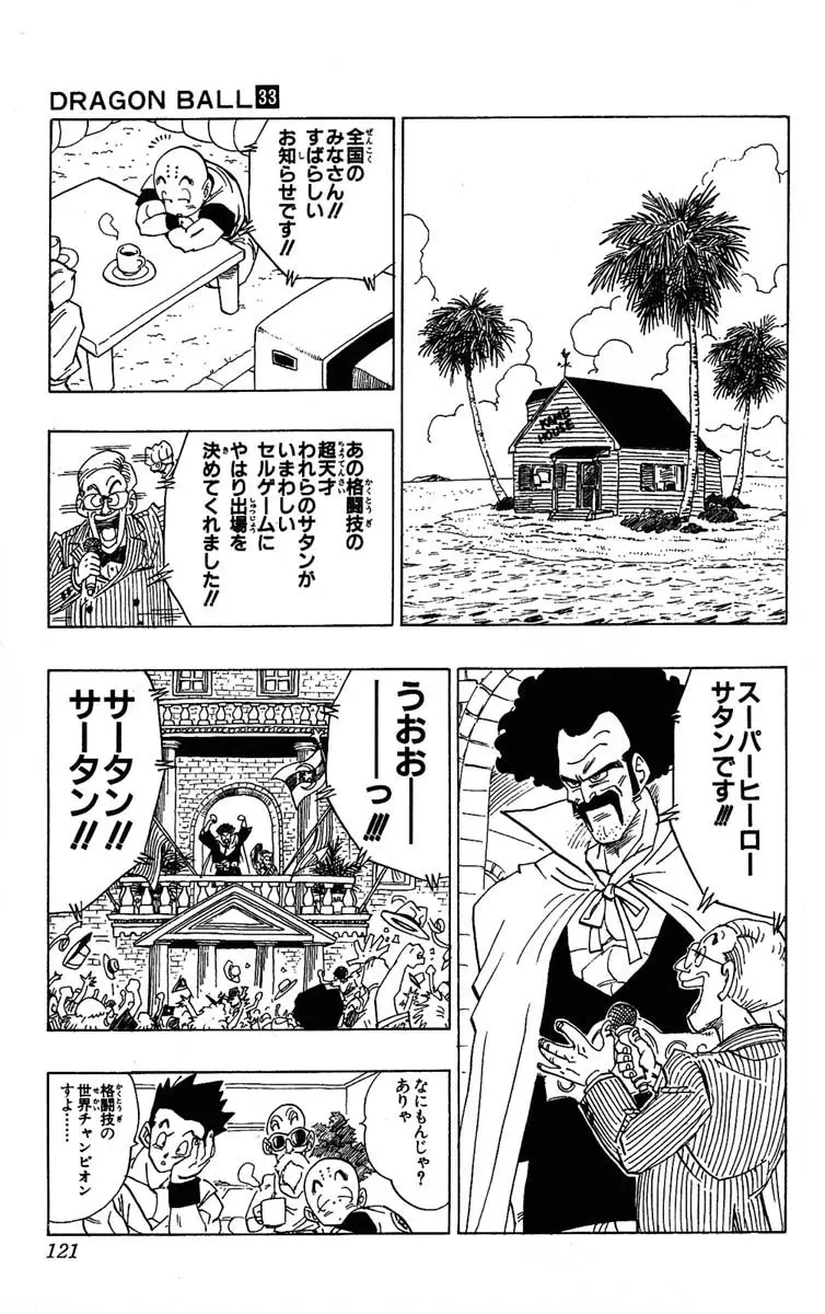 Chapitre 33 — Dragon Ball (Édition Japonaise) Vol. 33 — page 121